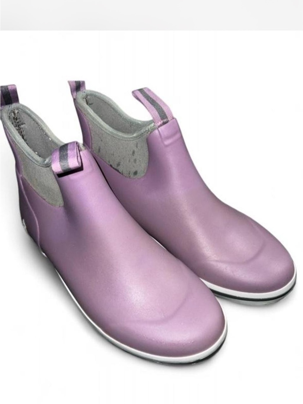 Women’s Lavender Waterproof Slip-On Winter Rain Boots
